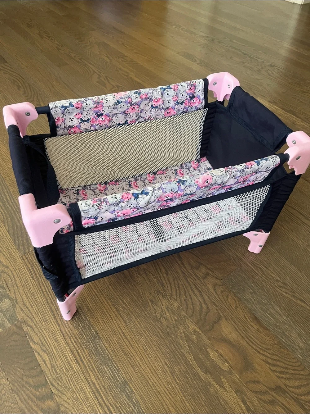 Baby Doll Crib with Teddy Bear Theme